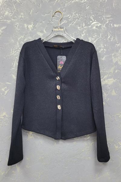 SİMLİ BEBE HIRKA Siyah