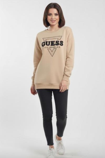 GES KABARTMALI SWEAT Bej
