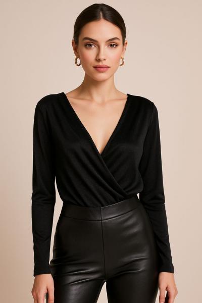 KADİFE ZIBIN BADİ Siyah